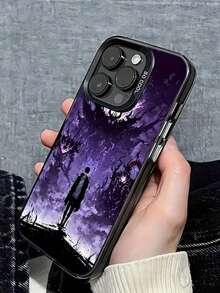 1 ốp lưng điện thoại TPU chống rơi bao phủ toàn bộ, họa tiết anime ác quỷ đen cá nhân hóa, tương thích với Apple 16 15 14 13 12 11promax - Nhiều màu - Xem 2
