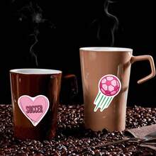 50PCS Cartoon Pink Football Sticker Cartoon Romantic Football Mom Creative Support Incentive Sports Decoration Phone Case Scrapbook Water Cup Laptop Guitar Gift Collection Sticker - 1 Set - View 10