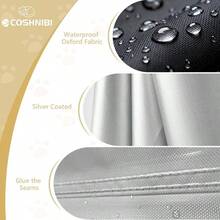 Outdoor House Cover, Waterproof Catio Cover Fits Large Houses Condos, Enclosure Covers Black-32''Lx 32x 72 H - L - 查看 5