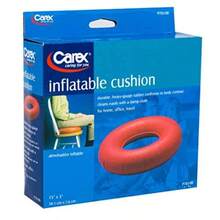 Hemorrhoid Hemroid Tailbone Donut Round Pillow Cushion by APEX/CAREX HEALTHCARE - Rojo - Ver 4