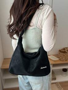 Fashionable Large Tote Bag For Women, New Design Shoulder Bag, Chic Handbag - Black - View 2