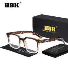 HBK Fashion 光學鏡框 TR90 方框復古文藝風裝飾休閒透明眼鏡 男女通用 度假街拍節慶禮物 - K39922 - 查看 43