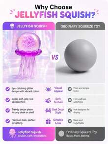 1pc Schylling Needo H Jelly Squish - Sensory Squeeze Toy - Colors May Vary - Màu ngẫu nhiên - Xem 6
