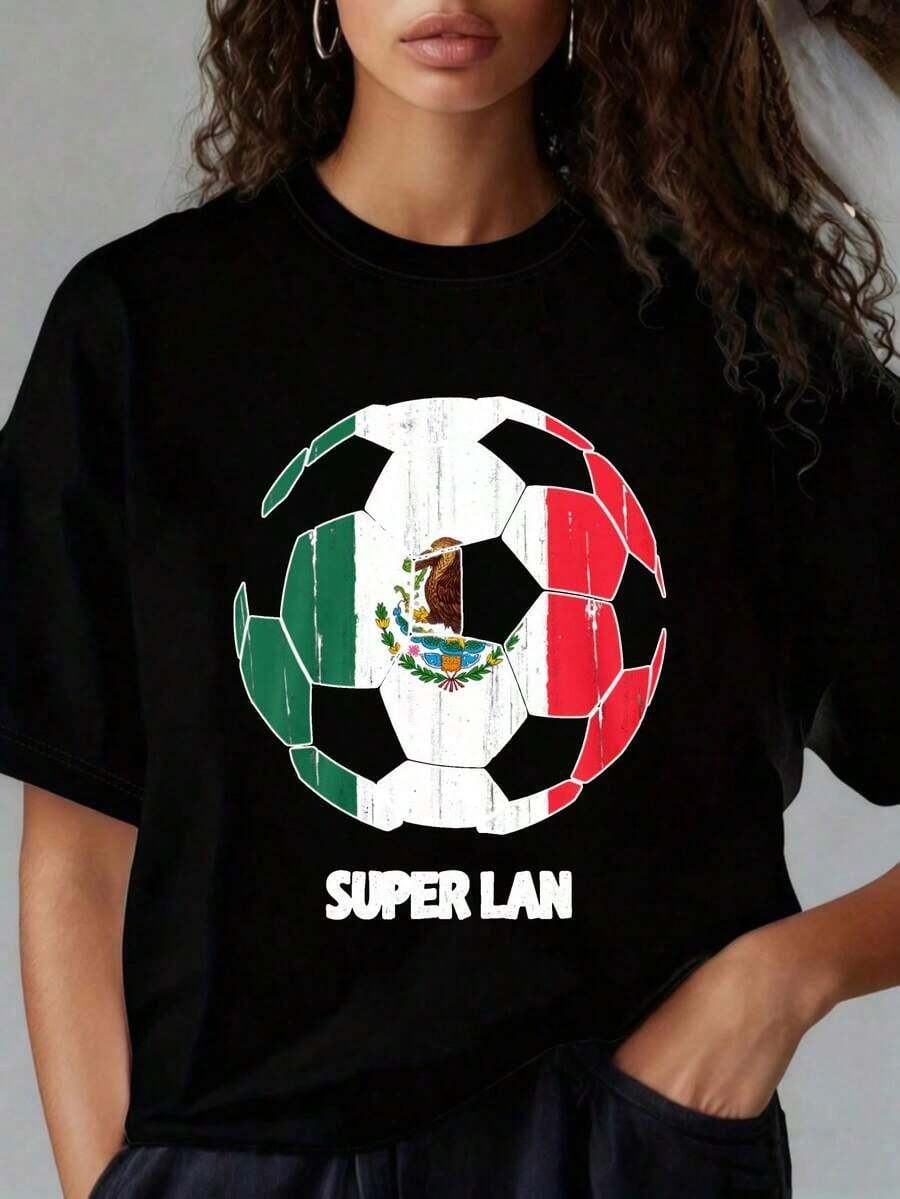 Camiseta de la Copa Mundial de Fútbol de México 2026 para Fanáticos - Negro - Ver 1