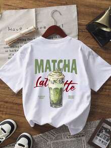 Women's Short-Sleeved T-Shirt With A Round Neck And Letter Print, Versatile And Casual, Suitable For Vacations, Office, Outings, Daily Wear, Dates, Parties, Meetings, Street Style, Carnivals, Music Festivals, Valentine's Day, And Other Festive Occasions. Summer White Color. Suitable For All Occasions. Fashionable And Best-Selling Items. High-Cost Performance. CPAP - 白色 - 查看 10