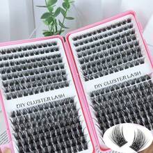 LIMEIKAI 384pcs Eyelash Extension Kit - Individual Eyelashes Set, D-Curl, Multiple Lengths, Odorless, Easy To Apply For Home Makeup Books - View 7