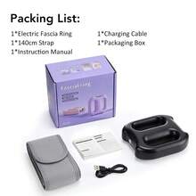 Hailicare Multi-Functional Electric Full Body Fascia Massager, Dual-Ring Vibrating Fascia Massage Device With Waist Belt, Rechargeable Slimming & Shaping Tool, Deep Tissue Muscle Relaxation, 3 Modes 5 Intensity Levels, Suitable For Whole Body Massage, Great For Post-Workout Recovery, Unisex Gift - View 9