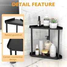 2pcs 2-Tier Slouchy Susan Turntable Storage Organizer, 9.25 Inch Rotating Spice Rack For Cabinet, Kitchen, Pantry, Countertop, Bathroom, Vanity, Medicine Cabinet, Clear - View 5