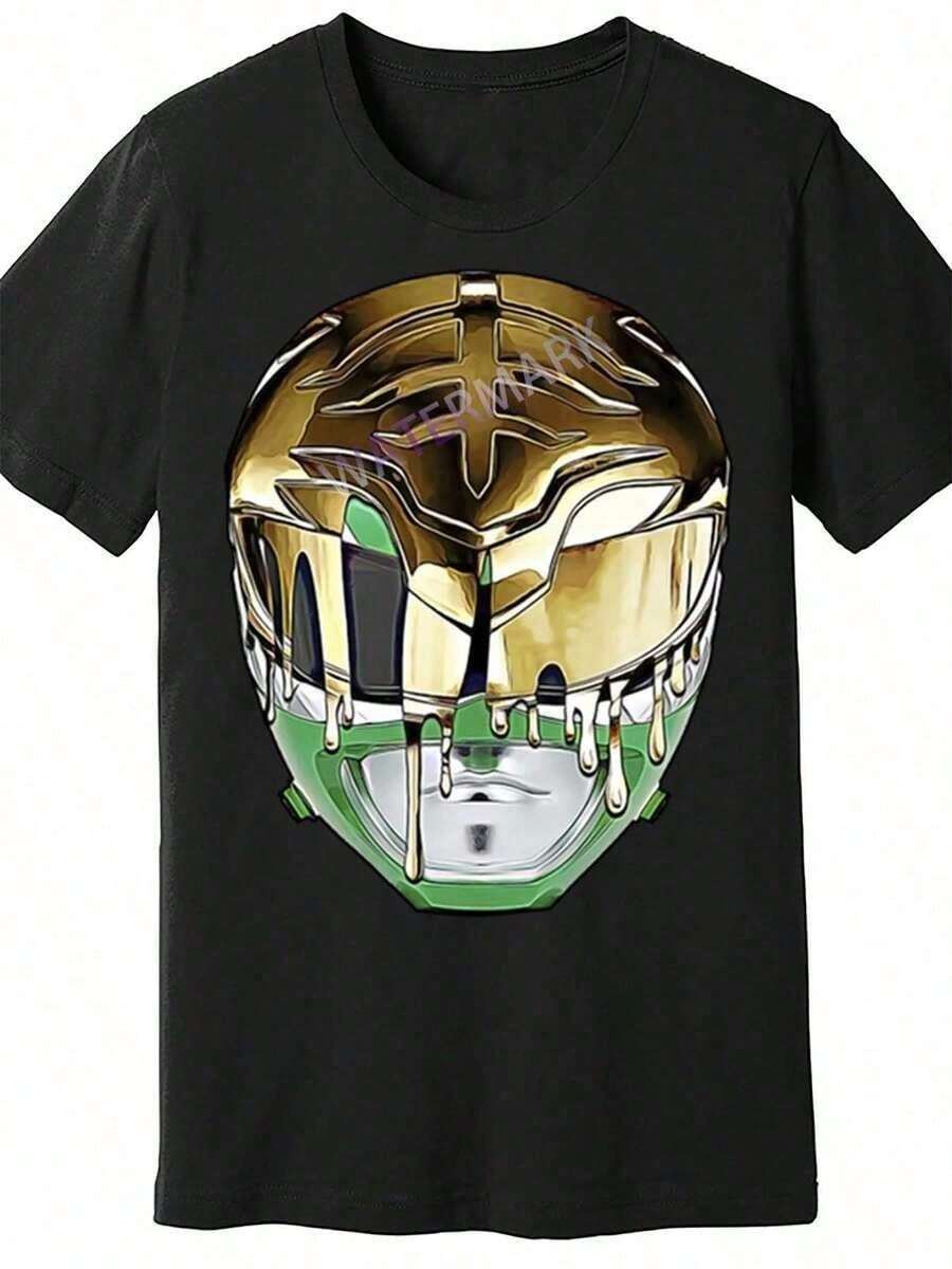 The 2025 Fashion Features A Hip-Hop Style With A Mighty Morphin Power Rangers Green Helmet. Comfortable And Breathable, It's Perfect For Working Out, Attending Parties, And Fitness Meetups. It Also Makes A Great Christmas And Thanksgiving Gift And Is Available In Plus Sizes. - 白色 - 查看 1