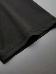 Camiseta de hombre negra con estampado Chicago 23 USA - 100% algodón, transpirable, de secado rápido, cuello redondo, corte regular, camiseta casual para el verano, adecuada para deportes y actividades al aire libre, camiseta con estampado de Chicago, estilo vibrante. - Negro - Ver 3
