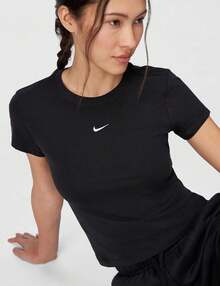 Nike Women's Sportswear Chill Knit T-Shirt - 紋身/白色 - 查看 6