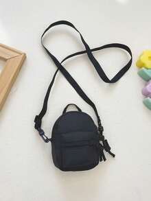 A Stylish Mini Coin Purse With A Nylon Zip Closure. This Korean-Style, Chic, And Simple Crossbody Bag Is Perfect For Everyday Use. - Multicolor - View 7