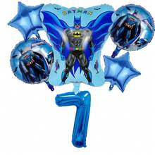 Warner Bros 藍色卡通英雄圖案鋁箔氣球套裝 數字氣球 生日派對裝飾用品 - 如圖 - 查看 18