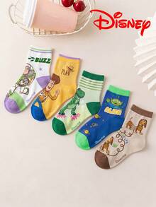 Disney 10/5/1 双正品迪士尼网眼镂空中筒袜，适合夏季穿着。可爱卡通设计，时尚萌趣的迪士尼童袜。透气吸汗，休闲百搭，多功能卡通图案，适合婴幼儿穿着，亦可作为礼物或日常穿着。 - 彩色 - 查看 12