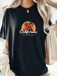 Women T-Shirts - Black - View 6