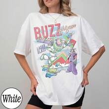 Retro Buzz Lightyear To Infinity And Beyond Shirt, Toy Story  Disney Tee, Space Ranger Shirt, Disneyland Family Trip 2026 Matching TeesUnisex, Couple Shirts, Excellent Gifts.Unisex, Couple Shirts, Excellent Gifts. - White - View 1