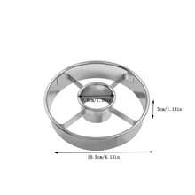 1pc Stainless Steel Donut Cutter, Reusable Easy-Use Doughnut Mold, Baking Tool For Donuts Bagels Cookies, Home Chris - Silver - View 11