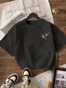Women T-Shirts - Black - View 2