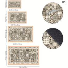 1pc Pattern Printed Absorbent Dish Drying Mat, Home Decor, Suitable For Espresso Machine Surface, Sink, Faucet, Bathroom, Kitchen Accessories - Multicolor - View 11