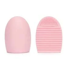 Bàn rửa mini bằng silicon cầm tay, chất liệu cao su mềm, dụng cụ vệ sinh cọ trang điểm hình quả trứng. - Nhiều màu - Xem 8