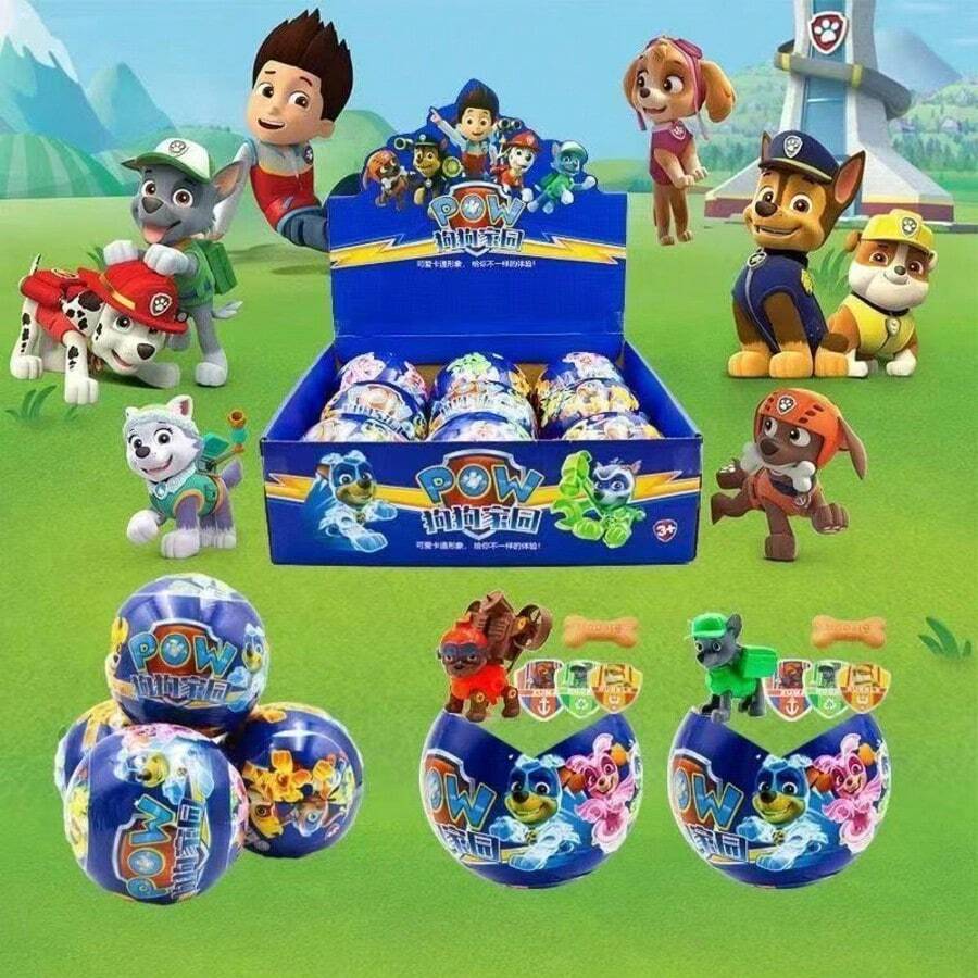 1 pieza, Juguetes de caja ciega sorpresa de Paw Patrol, Cápsulas misteriosas de muñecas mini de dibujos animados Paw, Conjuntos de muñecas de personajes coleccionables, Regalos de fiesta sorpresa, Adecuado para regalos de fiesta de vacaciones y regalos de vuelta a la escuela (Estilo aleatorio)