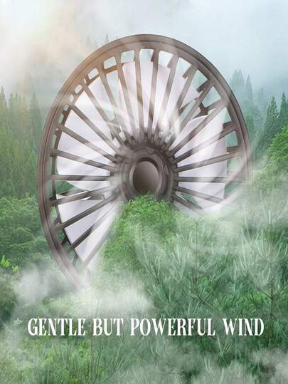 Powerful 12V/24V Car Fan With Universal Rear Seat Back Interface Dual-Head Electric Fan.