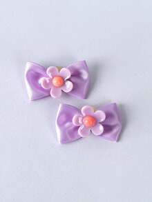 Children's Hair Accessory Elastic Bands, Hair Ties, Hair Clips - Simple Hair Accessories For Tying Hair. Children's Headwear. - Multicolor - View 13