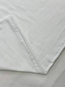 Motifs printaniers. 1 pièce. 100 % coton. T-shirt homme polyvalent à col rond, épaules tombantes et manches courtes imprimées. Haut d'été décontracté imprimé, grandes tailles. Polyvalent. Classique. - Blanc - Voir 6