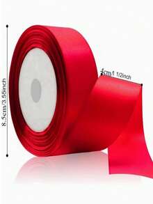 1/2pcs Satin Ribbon Bouquet, Gift Packaging, Birthday Cake Baking Border Decor, Satin Handmade DIY Bow - View 9