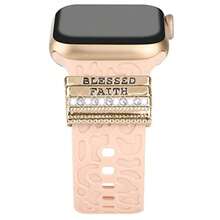 POPIGROUND  Bands - Decorative Charm Rings Compatible with 38/40/41mm and 42/44/45mm  Series 8-1 Accessories - Fe - Ver 1