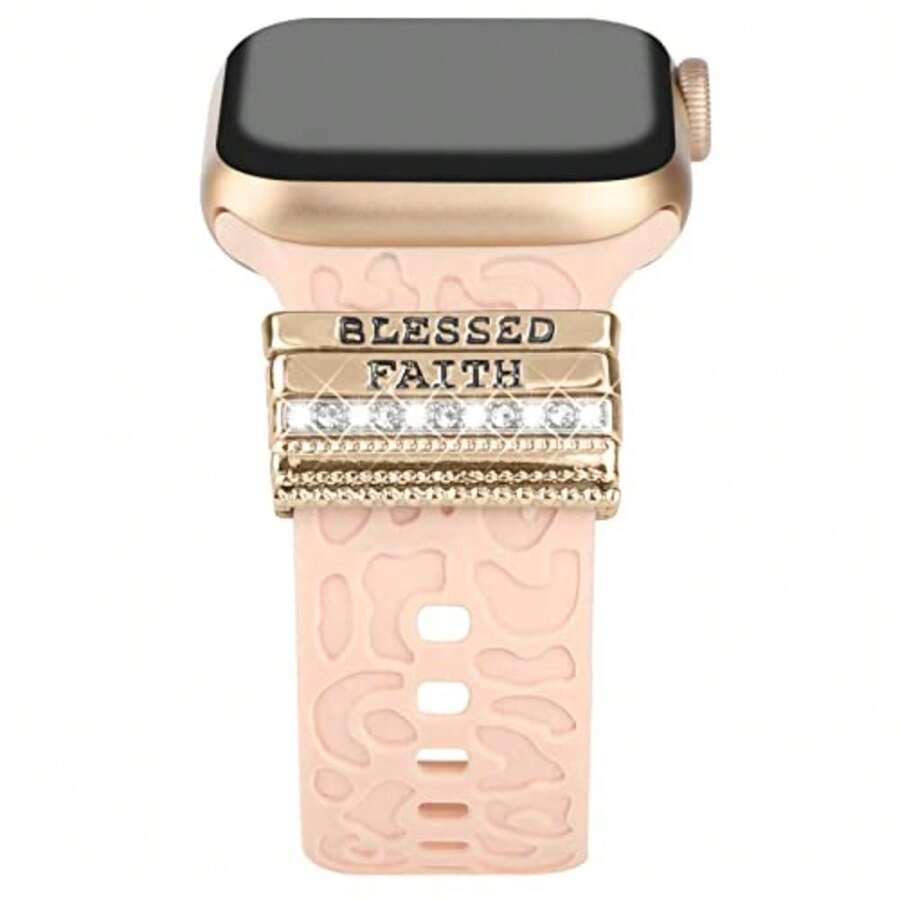 POPIGROUND Bands - Decorative Charm Rings Compatible with 38/40/41mm and 42/44/45mm Series 8-1 Accessories - Fe - Ver 1