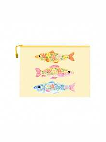 Waterproof Beach Makeup Bag With Cute Fish Pattern, Colorful Mesh Makeup Bag, Large Capacity Portable Makeup Storage Bag, Breathable Beach Toiletry Bag, Summer Tropical Style Travel Storage Bag, Multi-Functional Toiletry Bag Suitable For Swimming, Vacation, College Dorm, Bathroom, Cosmetics, Skincare, Accessories, Stationery, Beach Supplies, Cute Academic Style, Unique Teacher's Day Gift, Birthday Gift, Holiday Gift, Party Gift, Vacation Gift, Wedding Gift, Back To School Gift - Multicolor - View 14