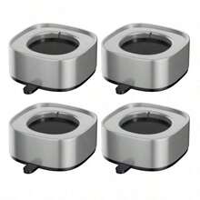 4pcs Washing Machine Anti-Vibration Pads - Suitable For All Washing Machines And Dryers - Noise Reduction, Protect Laundry Room Floor - Washing Machine Support - Bracket accessories - View 4