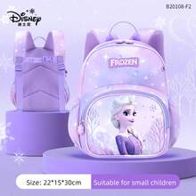 Disney Backpack For Girls Aged 2-7, Princess Waterproof Breathable Lightweight Schoolbag, Frozen Theme, Back To School Season - Single Piece - View 10