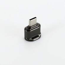 TF卡讀卡機 USB-C轉SD卡讀卡器轉接頭 鋁合金轉換器,黑銀色組,相容於 17/16/15 Pro Max Plus,轉接頭 - 彩色 - 查看 13