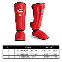 GING Adult & Youth Muay Thai/Kickboxing/MMA Shin Guards, Leg Protection For Training - Multicolor - View 4