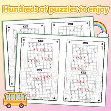 Easy Sudoku Puzzle Activity Book, Explore And Solve Number Logic Workbook, Brain Training Practice For Focus, Number Sense, Observation And Family Learning - 彩色 - 查看 5