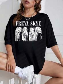 Women T-Shirts - Black - View 6