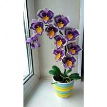Semillas de Orquídea Moradas con Amarillo (100 por paquete) - Variante 1 - Ver 8