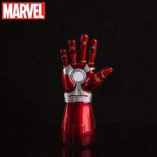 Monogram Marvel 漫威官方授權鋼鐵人奈米手套造型存錢罐，可作硬幣收納盒、家居裝飾、桌面收納盒、儲蓄罐，鋼鐵人無限手套主題禮品，1個裝 - MN-69117 - 查看 4