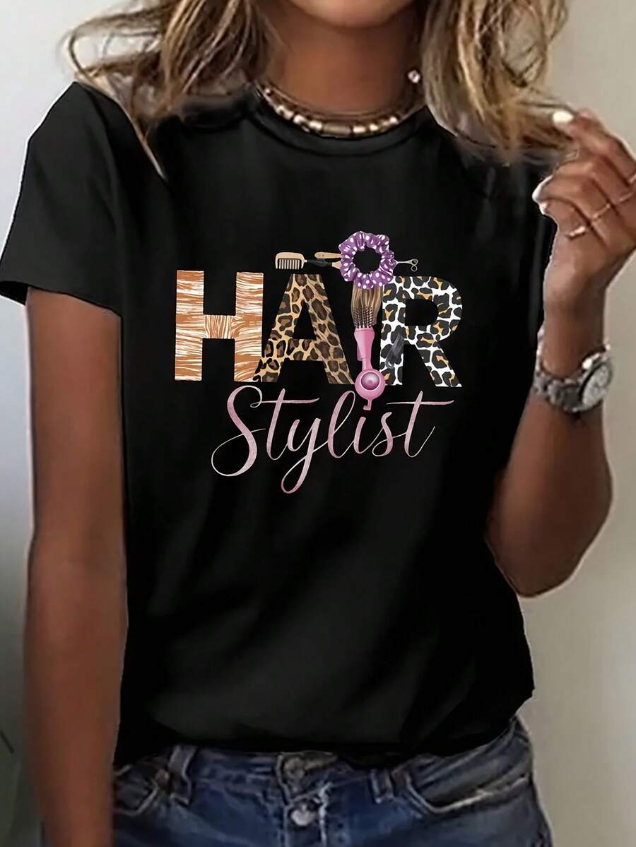 Camiseta de cuello redondo de modara mujer