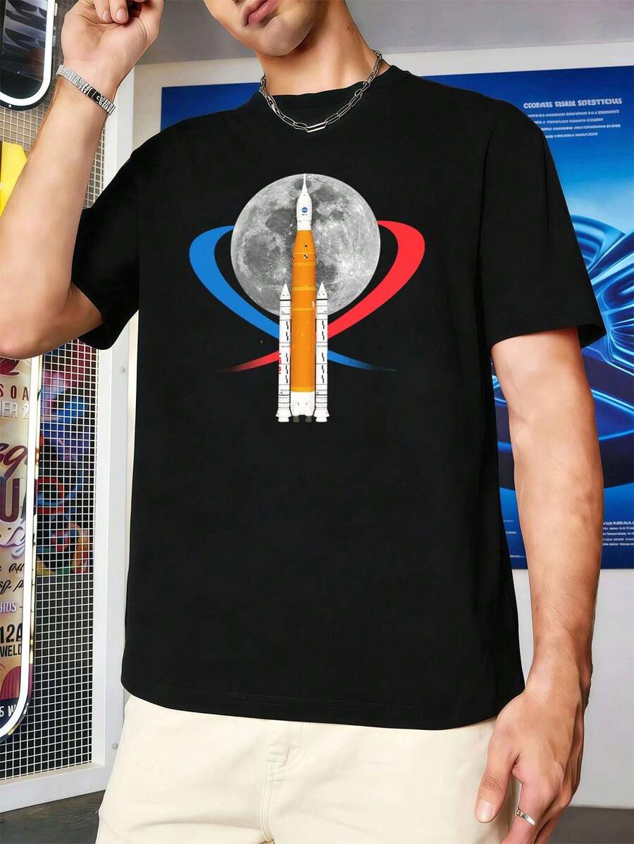 Men T-Shirts - Black - View 1