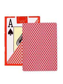 Large Font Wide Brand Texas Hold'em Fine Yarn Playing Cards, PVC Material, Waterproof, Resistant To Folding, Wear-Resistant And Non-Fading - Multicolor - View 11