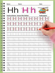 "ABC Tracing Letters Workbook: 32 Pages Of Alphabet & Number Tracing, Early Education Handwriting Practice, Back To School - Multicolor - View 5