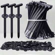 20/40pcs Upgraded Nylon Universal Cable Tie Buckles, Heavy Duty Self-Locking Rivet Cable Ties, Multi-Functional Cable Tie Buckles Suitable For Car Daily Maintenance, Home, Office, Garden, Workshop, Electrician, Home Organization Enthusiasts, Outdoor Equipment Maintenance Personnel - Snap Buckle - View 2