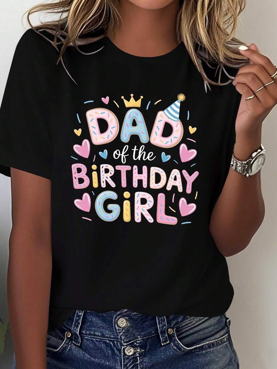 Women's Camisole For Dad Birthday Gift - Soft, Casual, Comfortable Round Neck Dress With Dad-Themed Clothing, Machine Washable Year-Round Neutral Tone For Birthdays And Family Events - Perfect For Expressing Your Role As Dad - 黑色 - 查看 1