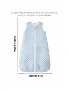1pc Baby Sleeveless Beanbag Sleeping Bag, Infant Anti-Kick Blanket With Soothing 3D Beanbag Material, Warm Baby Anti-Kick Quilt, Suitable For Newborn Crib And Nursery - Ideal As A Baby Christening Gift - Sleeveless Bean Sleeping Bag - View 3