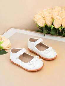 2026 New Girls' Soft Flat Mary Jane Shoes, Children's Princess Performance Shoes, Campus Style, Suitable For All Seasons - White - View 1