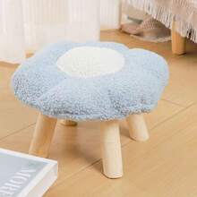 Flower Roller Stool, Quiet Swivel Casters, Portable Home Footrest Stool, Rotating Colorful Soft Cushion Stool For Living Room - Multicolor - View 16