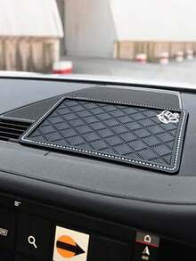 1pc Car Center Console Crown Anti Slip Pad, Protecting Mobile Phones, Keys, Glasses, And Valuable Items, Suitable For Durable Internal Storage Of Most Car Models, Casual, Unique, And Ideal Gift For Him - Crown Anti-slip Mat - View 4
